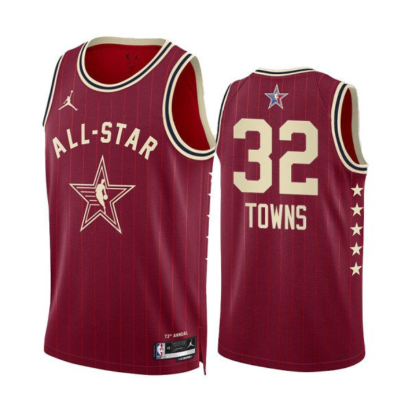 All-Star 2024 Trikot Western Conference Karl-Anthony Towns Rot Swingman - Herren All-Star 2024 Trikot Western Conference Karl-Anthony Towns Rot Swingman - Herren